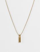 Tommy Hilfiger Pendant Necklace In Gold