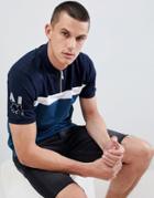 Nicce Campus Polo Shirt Polo In Blue With Logo - Blue