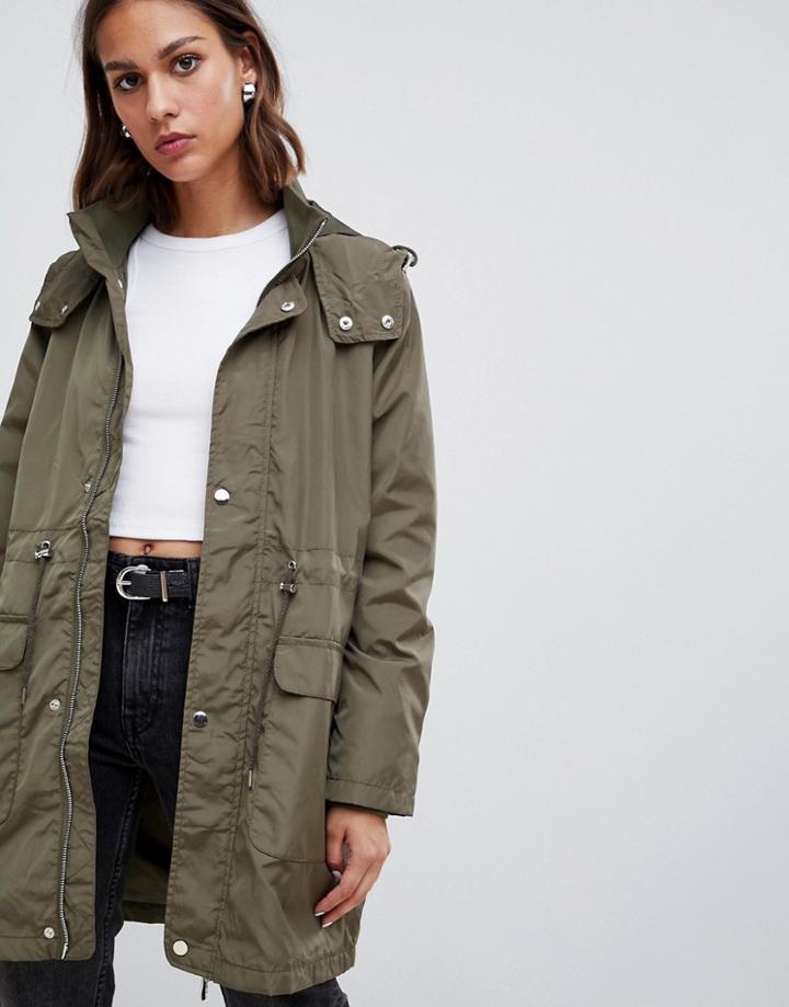 Minimum Relaxed Military Coat - Green