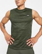 Asos 4505 Icon Sleeveless T-shirt-green