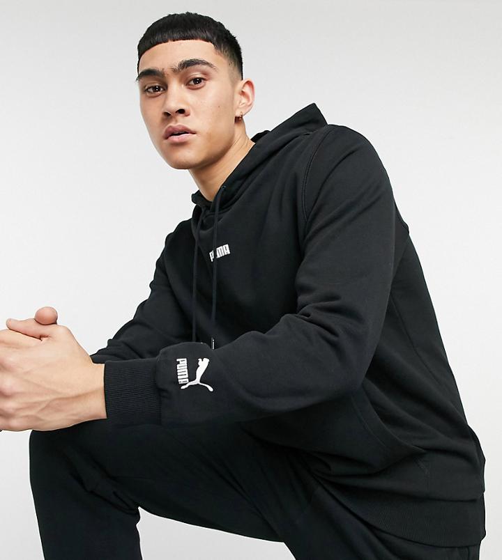 Puma Classics Hoodie With Logo In Black