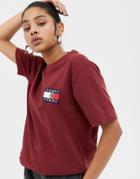Tommy Jeans Capsule Crest Logo T-shirt - Red