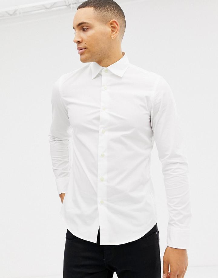 G-star Core Slim Shirt In White - White