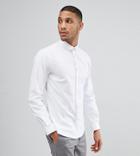 Noak Skinny Shirt With Concealed Placket - White