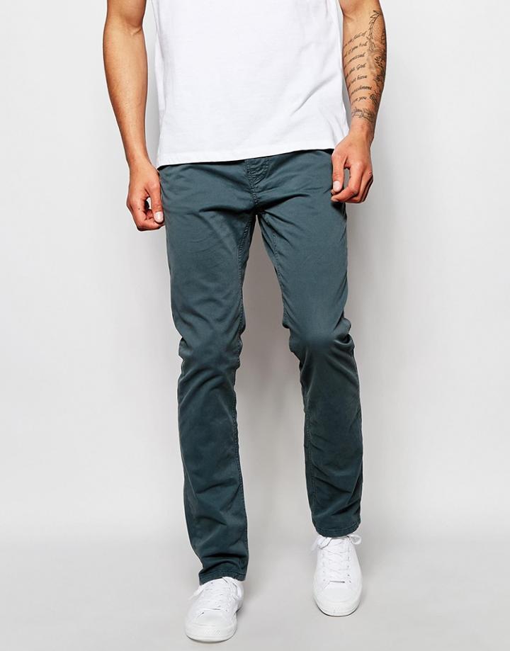 Nudie Chinos Slim Adam Steel Gray - Steel Gray