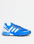 Adidas Originals Zx 1k Boost Sneakers In Blue-blues