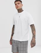 Asos Design Relaxed T-shirt With Crew Neck In White