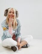 Asos Faux Fur Earmuffs - Brown