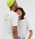 Asos Made In Kenya Unisex Palm Tree Print T Shirt - White