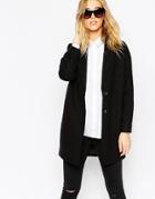 Asos Ultimate Cocoon Coat - Black