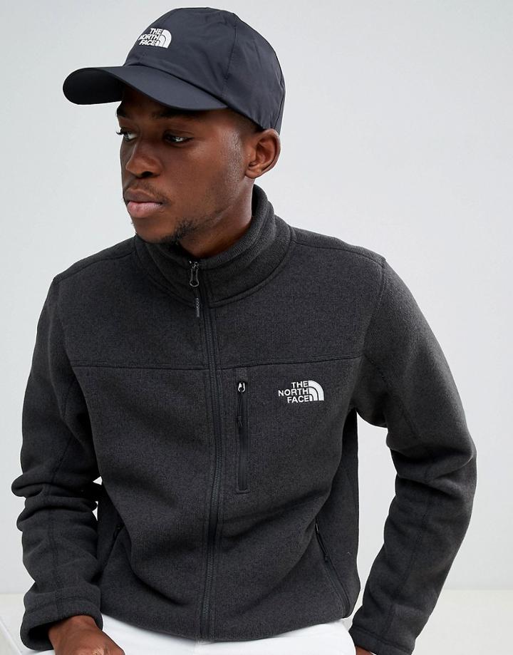 The North Face Dryvent Logo Baseball Cap In Black - Black