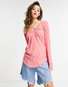 Collusion Plus Velour Matching Bandeau Top In Orange