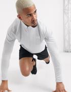 Under Armour Training Tech 2.0 Half Zip Top In Gray Heather