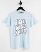 I Saw It First Contrast Motif T Shirt In Blue-blues