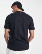 Calvin Klein Performance Vertical Logo T-shirt In Black