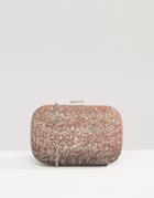 New Look Ombre Glitter Clutch - Copper