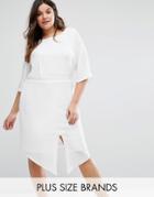 Junarose Tailored Dress - White