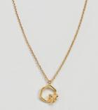 Bill Skinner Gold Plated Hexagon Bee Pendant Necklace - Gold