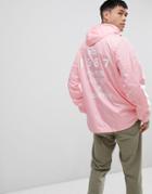 Napapijri Aumo Jacket With Back Print In Light Pink - Pink