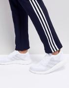Adidas Originals Swift Run Primeknit Sneakers In White Cq2892
