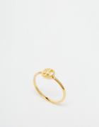 Orelia Mini Peace Ring - Gold