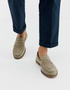 Kg By Kurt Geiger Loafer In Beige Suede - Beige