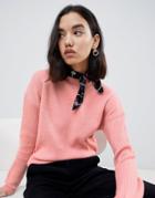 Gianni Feraud Boyfriend Turtleneck Sweater - Pink