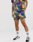 Urban Threads Shorts In Rainbow Print - Multi