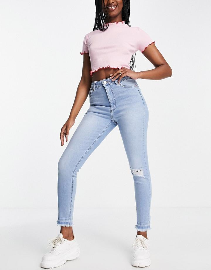 New Look Skinny Jeans In Light Blue