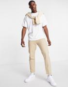 Only & Sons Oversized Knitted T-shirt In White