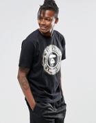 Aape By A Bathing Ape Basic Green T-shirt In Camo Print - Black