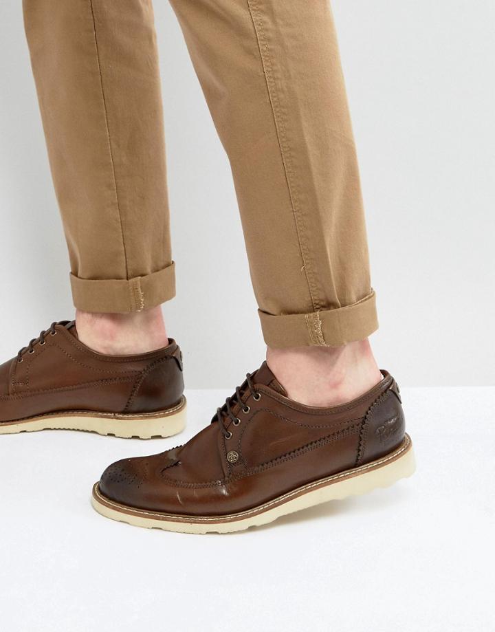 Original Penguin Classic Brogues In Tan - Tan