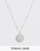 Astrid & Miyu Plated Sterling Silver Coin Necklace-gold