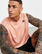 Adidas Yoga Sleeveless Top In Washed Pink