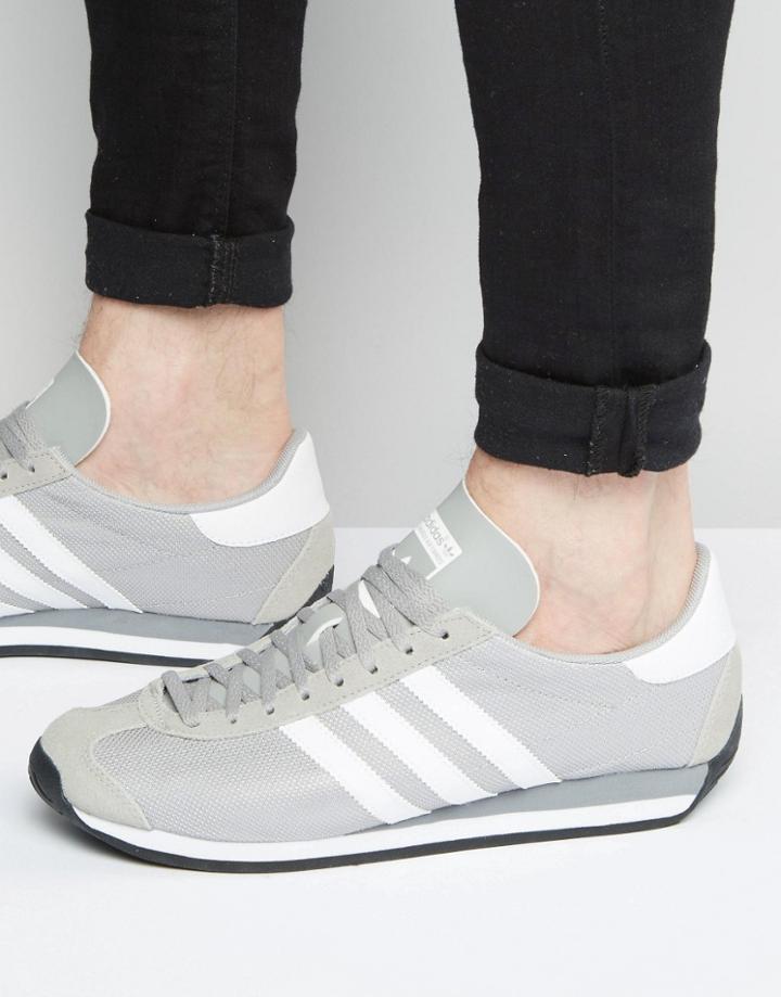 Adidas Originals Country Og Sneakers In Gray - Gray