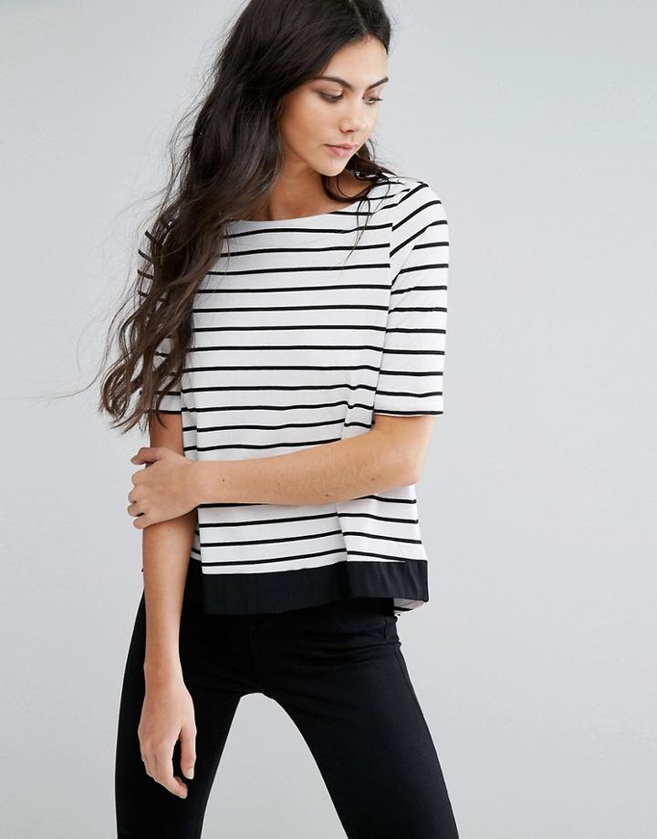 Vero Moda Stripe Top - White