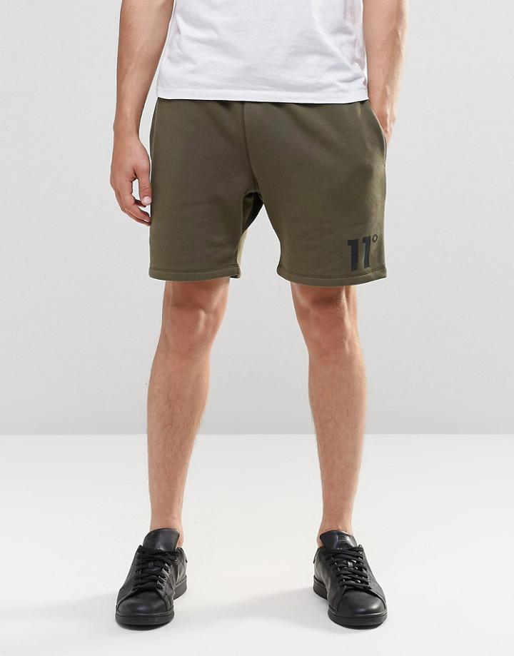 11 Degrees Sweat Shorts - Green