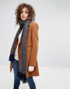 Boardsmans Chunky Knitted Scarf - Navy