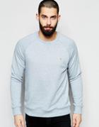 Farah Sweatshirt With Logo Regular Fit - Sky