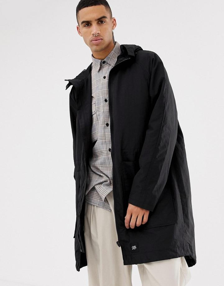 Sixth June Lightweight Jacket In Black With Hood - Black