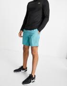 Asos 4505 Icon Training Shorts With Quick Dry In Turquoise-blues