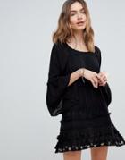 Raga Ginger Tunic Dress - Black
