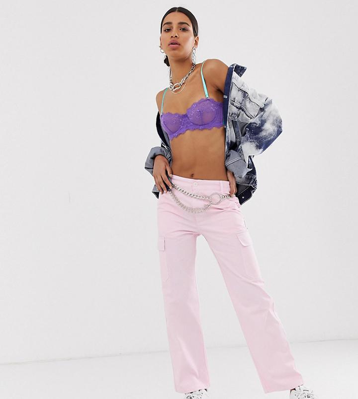 Reclaimed Vintage Revived Utility Pants In Washed Pink