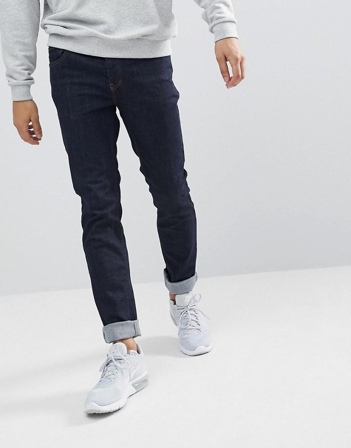 Wesc Alessandro Slim Fit Jeans In Rinse Denim - Blue