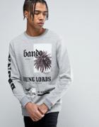 Bando Young Lords Printed Sweater - Gray