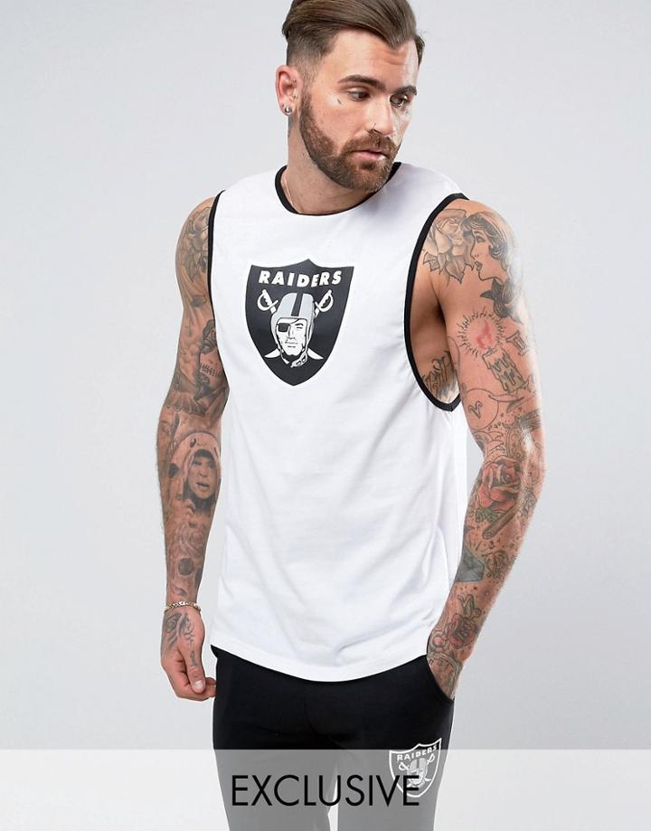 Majestic Raiders Longline Tank Exclusive To Asos - Black