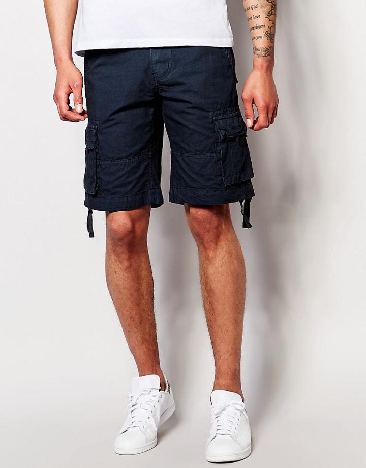Bellfield Cargo Shorts - Navy