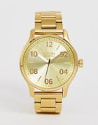 Nixon A1242 Patrol Bracelet Watch In Gold - Gold