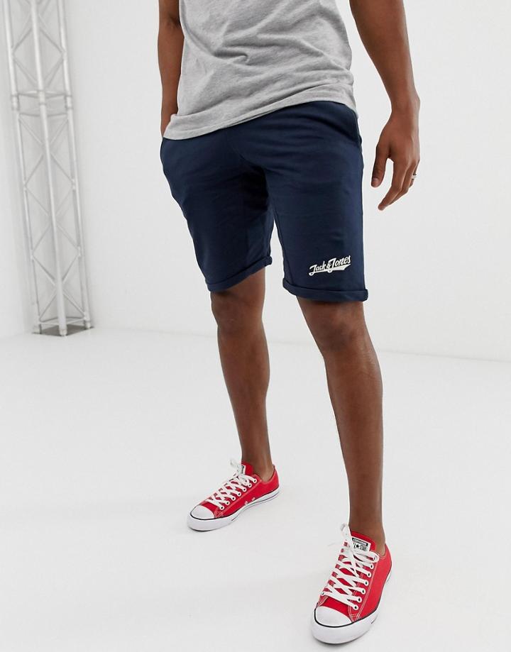 Jack & Jones Jog Sweat Shorts - Navy
