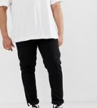 Asos Design Plus Recycled Skinny Jeans In Black - Black